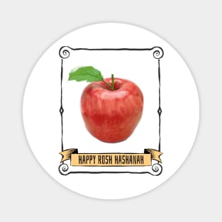 Happy Rosh Hashanah New Year Gift Apple Magnet